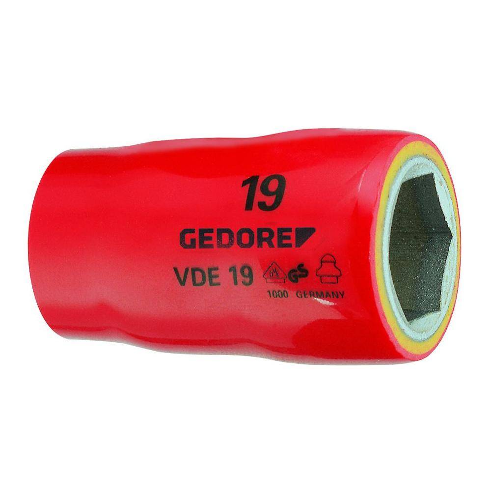 Gedore 6123160 (Series VDE 19 15) VDE Socket 1/2" 15 mm