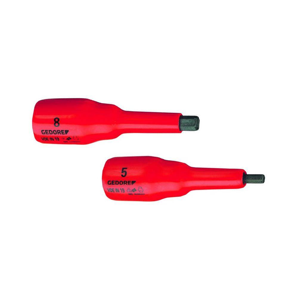 Gedore 6124640 (Series VDE IN19 8) VDE Screwdriver bit socket 1/2" 8 mm