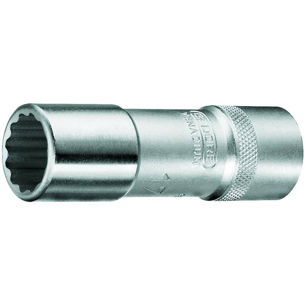Gedore 6140330 (Series D19L 17) Socket 1/2", long 17 mm