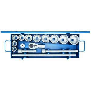 Gedore 6181600 (Series D21 EMU-10) Socket set 1" 15 pcs UD 36-80 mm