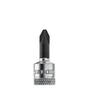 Gedore 6187130 (Series IKS20 PZD 1) Screwdriver bit socket 1/4" PZ 1