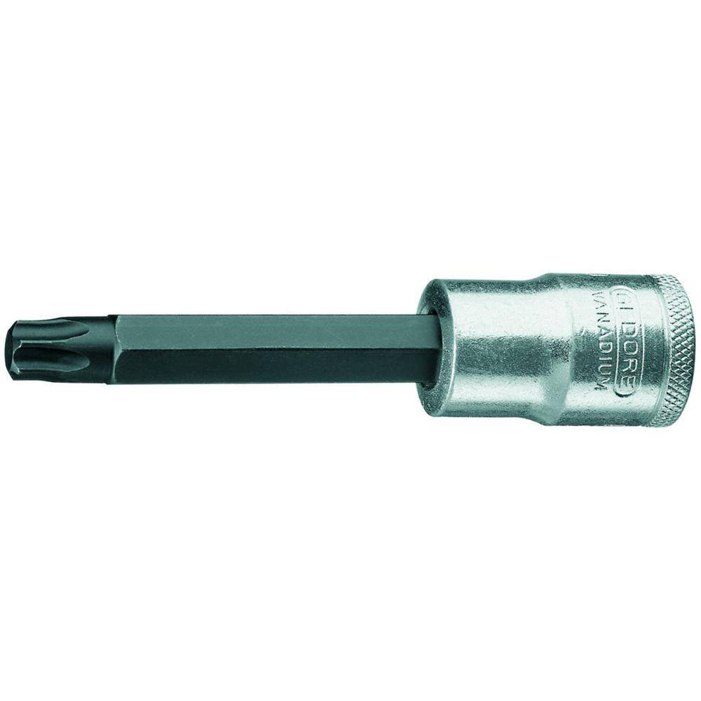 Gedore 6155870 (Series ITX19L T45-100) Screwdriver bit socket 1/2", long TX T45