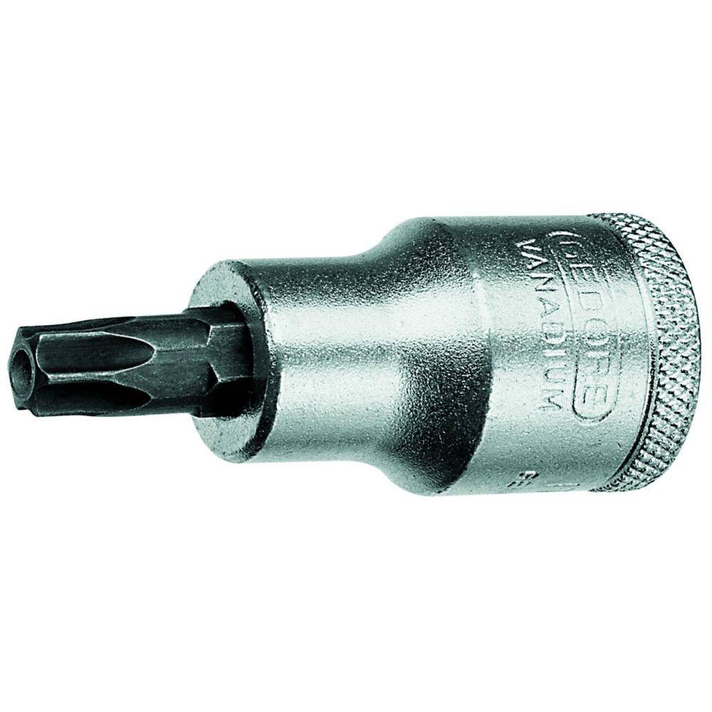 Gedore 6202700 (Series ITX19 B T55) Screwdriver bit socket 1/2" TX w/pilot T55