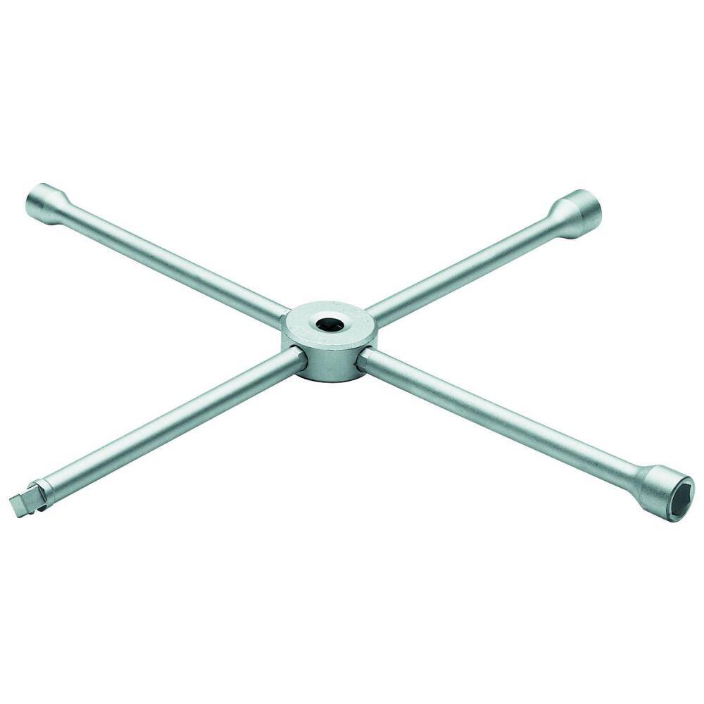 Gedore 6227880 (Series 28 PRV) Universal 4-way wheel wrench 17x19x21x1/2", 550x550 mm