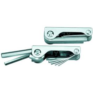 Gedore 6354800 (Series SCL 42-90 A) Hexagon Allen key set 5/64-1/4AF