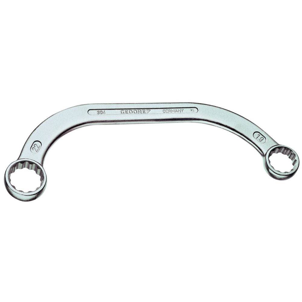 Gedore 6470470 (Series 304 15x17) Half-moon ring spanner 15x17 mm