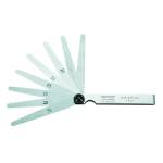 Gedore 6547950 (Series 702 21 M) Feeler gauge set, fan pattern 0.1 - 0.5 mm