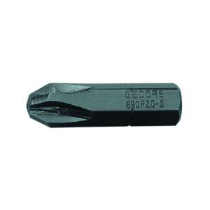 Gedore 6553090 (Series 690 PZD 3 S-010) Screwdriver bit 1/4", Value pack 10-pc, PZ 3