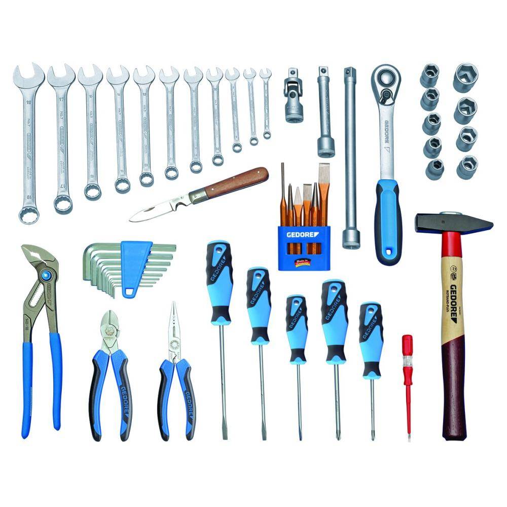 Gedore 6600780 (Series 1000) Tool case TOURING 49 pcs