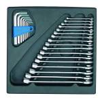 Gedore 6612520 (Series 1500 ES-7) Combination spanner set in 2/3 ES tool module