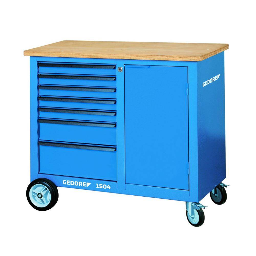 Gedore 6622830 (Series 1504 0511) Mobile workbench with 7 drawers