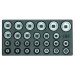 Gedore 6626580 (Series 1500 ES-19) Socket set 1/2", hexagon, in 1/3 ES tool module