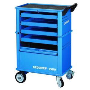 Gedore 6627550 (Series 1580) Tool trolley with 4 drawers