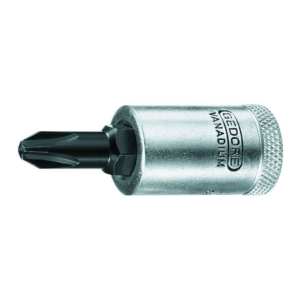 Gedore 6666610 (Series IKS 30 1) Screwdriver bit socket 3/8" PH 1
