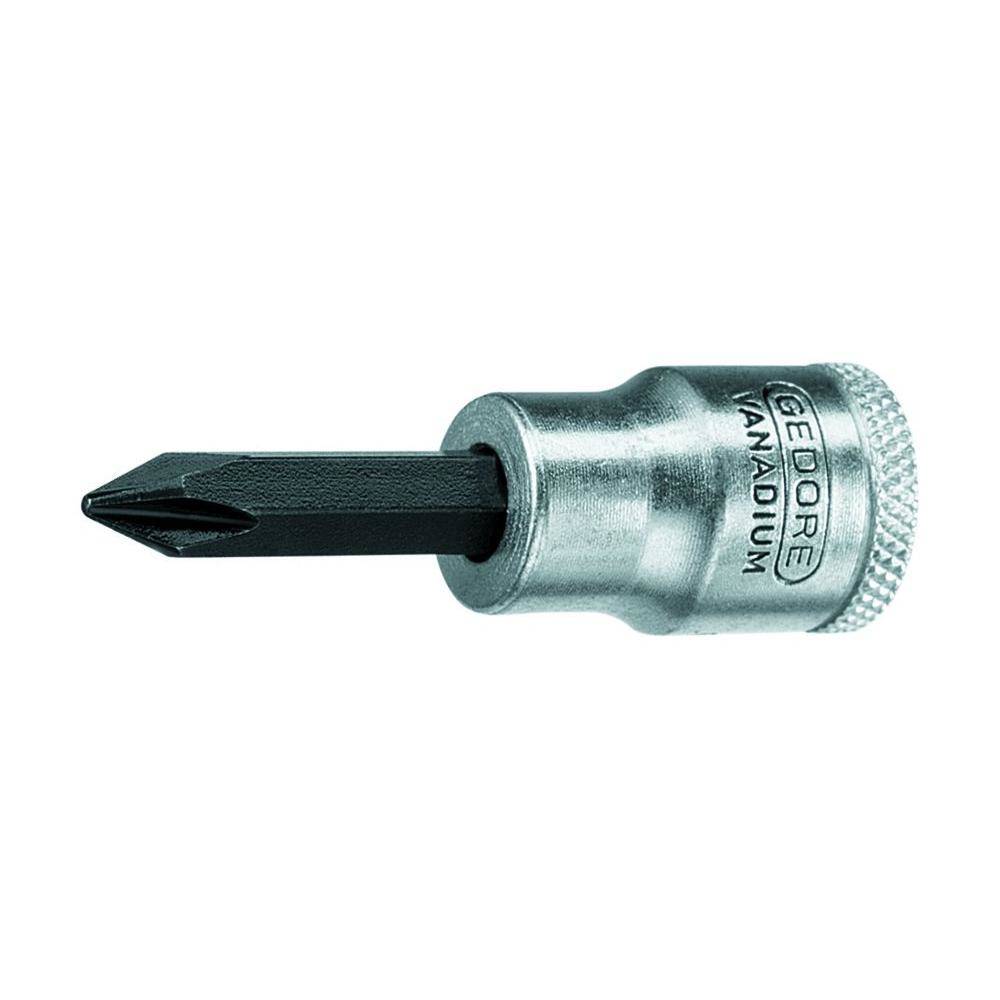 Gedore 6666610 (Series IKS 30 1) Screwdriver bit socket 3/8" PH 1