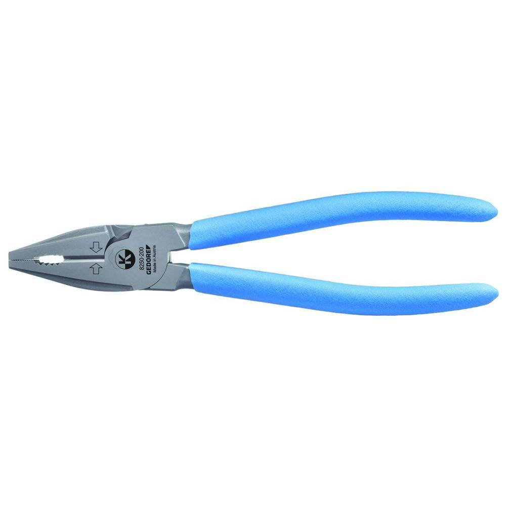 Gedore 6707660 (Series 8250-180 TL) Power combination pliers 180 mm, dip-insulated