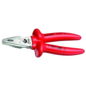 Gedore 1429582 (Series VDE 8250-160) VDE Heavy duty combination pliers with VDE dipped insulation 160 mm