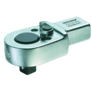 Gedore 7672710 (Series 7412-00) Rectangular reversible ratchet head 1/4" SE 9x12