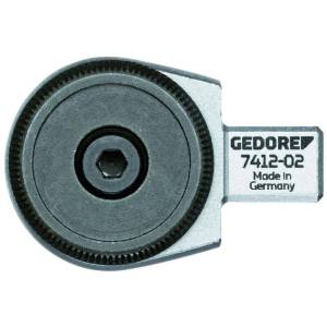 Gedore 7687230 (Series 7412-02) Rectangular reversible ratchet head 1/2" SE 9x12