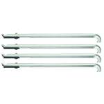 Gedore 8012080 (Series 1.29/30) Set of 4 pulling legs 178 mm with spacers