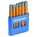 Gedore 8773600 (Series 125 B) Set of rivetting setters and snap dies 6 pieces